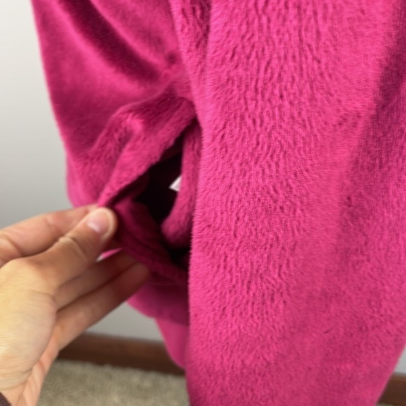 The North Face Women’s Reversible Jacket SZ M Pink Full Zip Hooded Warm - Picture 13 of 16